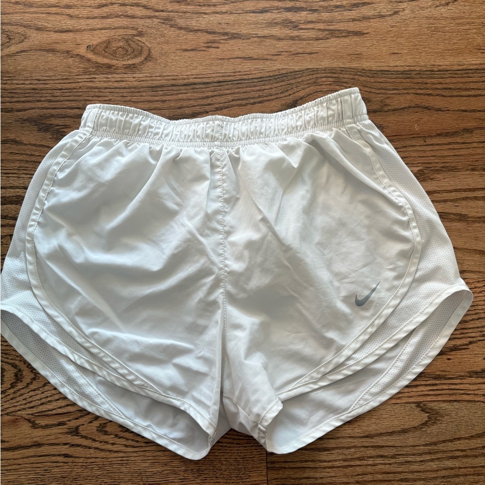 Nike Women's White Athletic Shorts